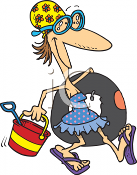 0511-0805-2214-2623_Happy_Gal_Going_to_the_Beach_clipart_image.jpg