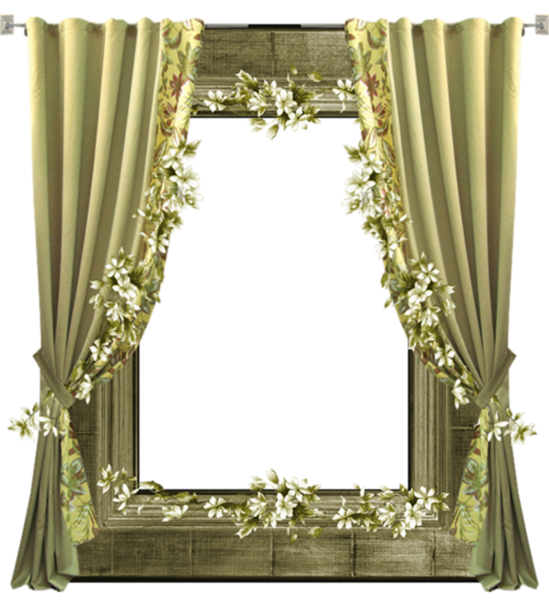 Green_Transparent_PNG_Frame_with_Curtain.png