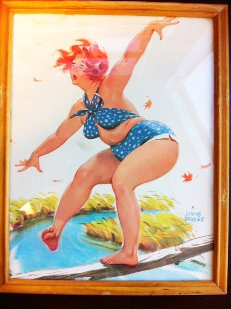 vintage-plump-pin-up-hilda-by-duane-bryers-art-work-wall-hanging--blue-polka-dot-bikini-print-f11729.jpg